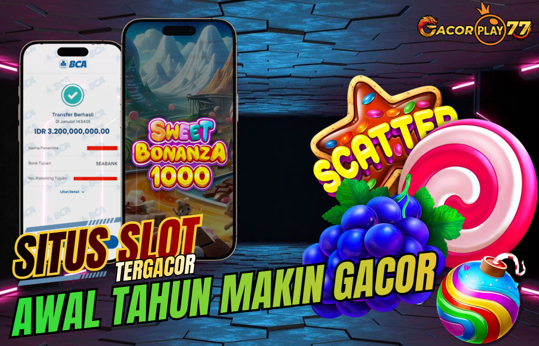 Selamat kepada user id : uj****rt Wede Rp 3.200.000 di Game SWEET BONANZA 1000 PRAGMATIC PLAY Cair Gk Sampe 1 Menit! Menang Mudah di Gacorplay77